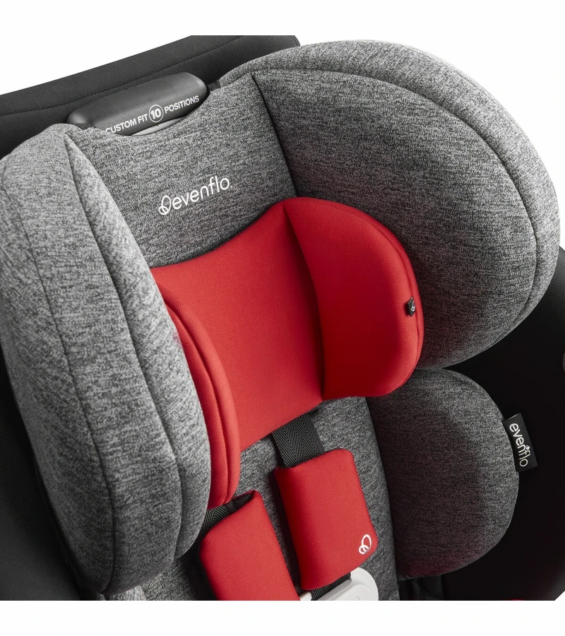 Evenflo GOLD SensorSafe EveryStage All-In-One Convertible Car Seat - Garnet Red 6 Evenflo GOLD SensorSafe EveryStage All-In-One Convertible Car Seat - Garnet Red - Image 4