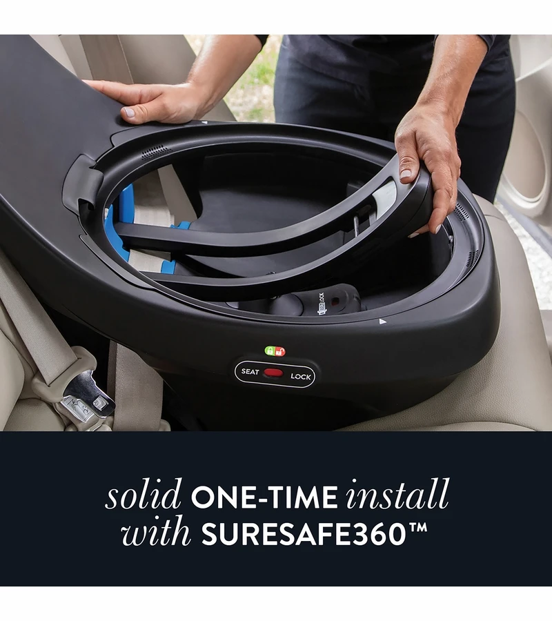 Evenflo GOLD SensorSafe Revolve360 Extend Rotational All-In-One Convertible Car Seat - Emerald Green (Green & Gentle) 7 Evenflo GOLD SensorSafe Revolve360 Extend Rotational All-In-One Convertible Car Seat - Emerald Green (Green & Gentle) - Image 5