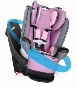 Evenflo GOLD SensorSafe Revolve360 Extend Rotational All-In-One Convertible Car Seat - Opal Pink