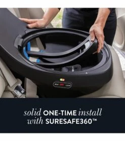 Evenflo GOLD SensorSafe Revolve360 Extend Rotational All-In-One Convertible Car Seat - Opal Pink -Graco Store evenflo gold sensorsafe revolve360 extend rotational all in one convertible car seat opal pink 148