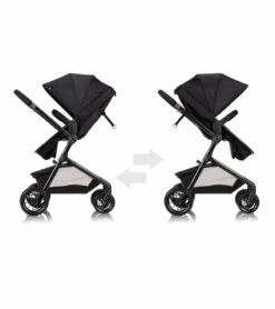 Evenflo Pivot Modular Travel System With SafeMax Infant Car Seat - Casual Gray -Graco Store evenflo pivot modular travel system with safemax infant car seat casual gray 164