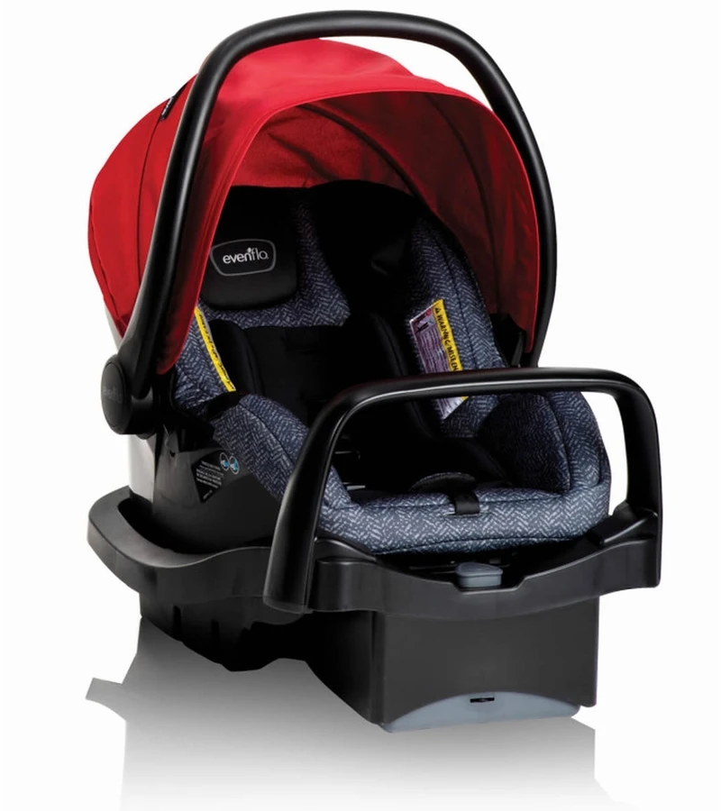 Evenflo Pivot Modular Travel System With Safemax Infant Car Seat - Salsa 7 Evenflo Pivot Modular Travel System With Safemax Infant Car Seat - Salsa - Image 5