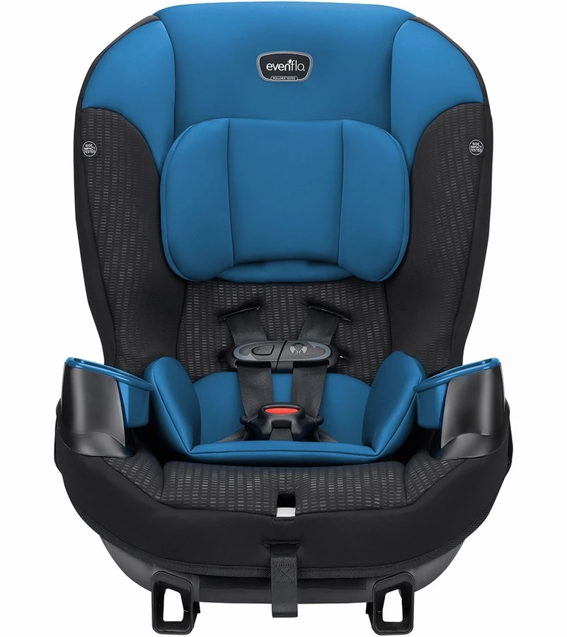 Evenflo Sonus Lightweight Convertible Car Seat - Sound Wave 4 Evenflo Sonus Lightweight Convertible Car Seat - Sound Wave - Image 2