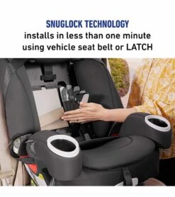 Graco 4Ever DLX SnugLock 4-in-1 Convertible Car Seat - Tomlin -Graco Store graco 4ever dlx snuglock 4 in 1 convertible car seat tomlin 133