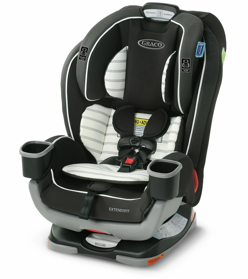 Graco Extend2Fit 3-in-1 Convertible Car Seat - Hamilton 3 Graco Extend2Fit 3-in-1 Convertible Car Seat - Hamilton