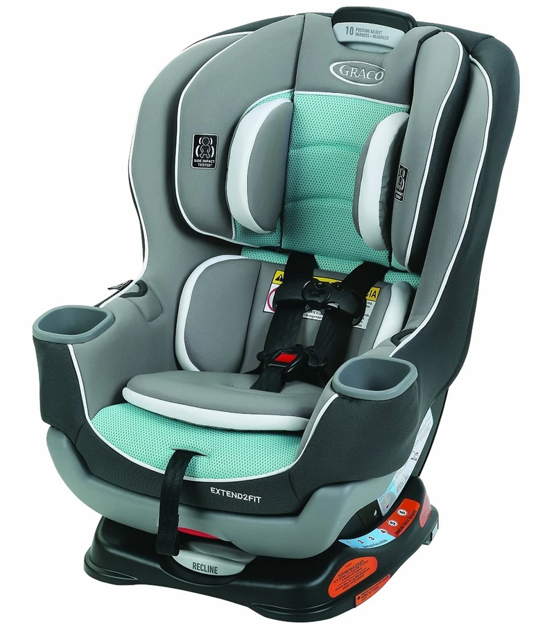 Graco Extend2Fit Convertible Car Seat - Spire 3 Graco Extend2Fit Convertible Car Seat - Spire