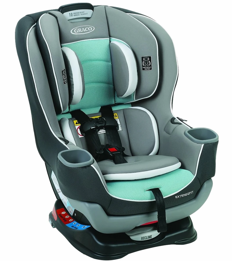 Graco Extend2Fit Convertible Car Seat - Spire 4 Graco Extend2Fit Convertible Car Seat - Spire - Image 2
