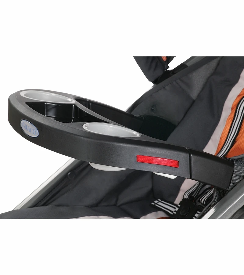 Graco FastAction Fold Click Connect Jogging Stroller - Tangerine 7 Graco FastAction Fold Click Connect Jogging Stroller - Tangerine - Image 5