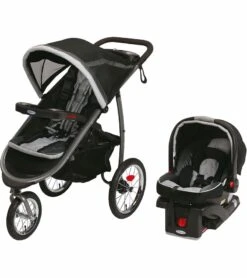 Graco FastAction Fold Jogger Click Connect Travel System - Gotham