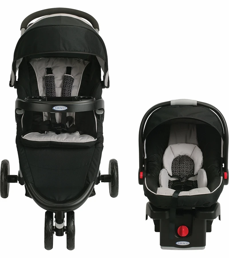 Graco FastAction Fold Sport Click Connect Travel System - Pierce 4 Graco FastAction Fold Sport Click Connect Travel System - Pierce - Image 2
