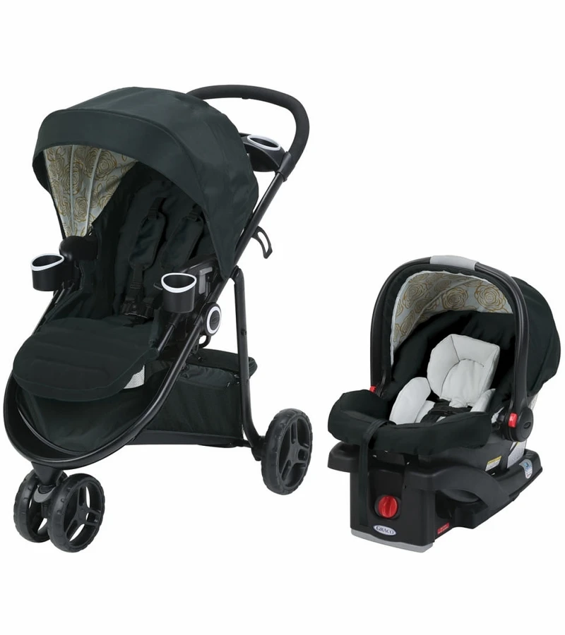 Graco Modes 3 Lite Click Connect Travel System - Bloom 3 Graco Modes 3 Lite Click Connect Travel System - Bloom