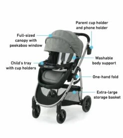Graco Modes Pramette DLX Travel System - Huron -Graco Store graco modes pramette dlx travel system huron 128