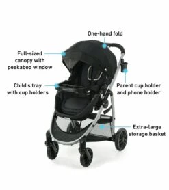 Graco Modes Pramette Stroller - Pierce -Graco Store graco modes pramette stroller pierce 132