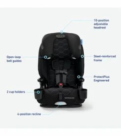 Graco Nautilus 2.0 LX 3-in-1 Harness Booster Car Seat - Hex -Graco Store graco nautilus 2 0 lx 3 in 1 harness booster car seat hex 11