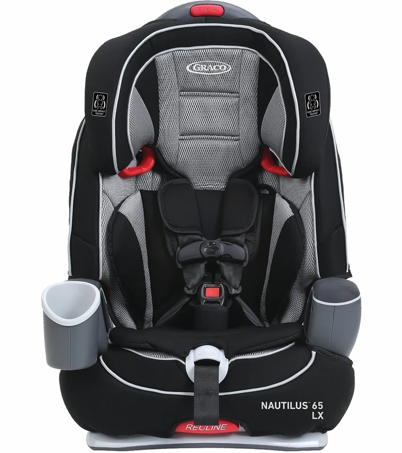 Graco Nautilus 65 LX 3-in-1 Harness Booster Car Seat - Matrix 4 Graco Nautilus 65 LX 3-in-1 Harness Booster Car Seat - Matrix - Image 2