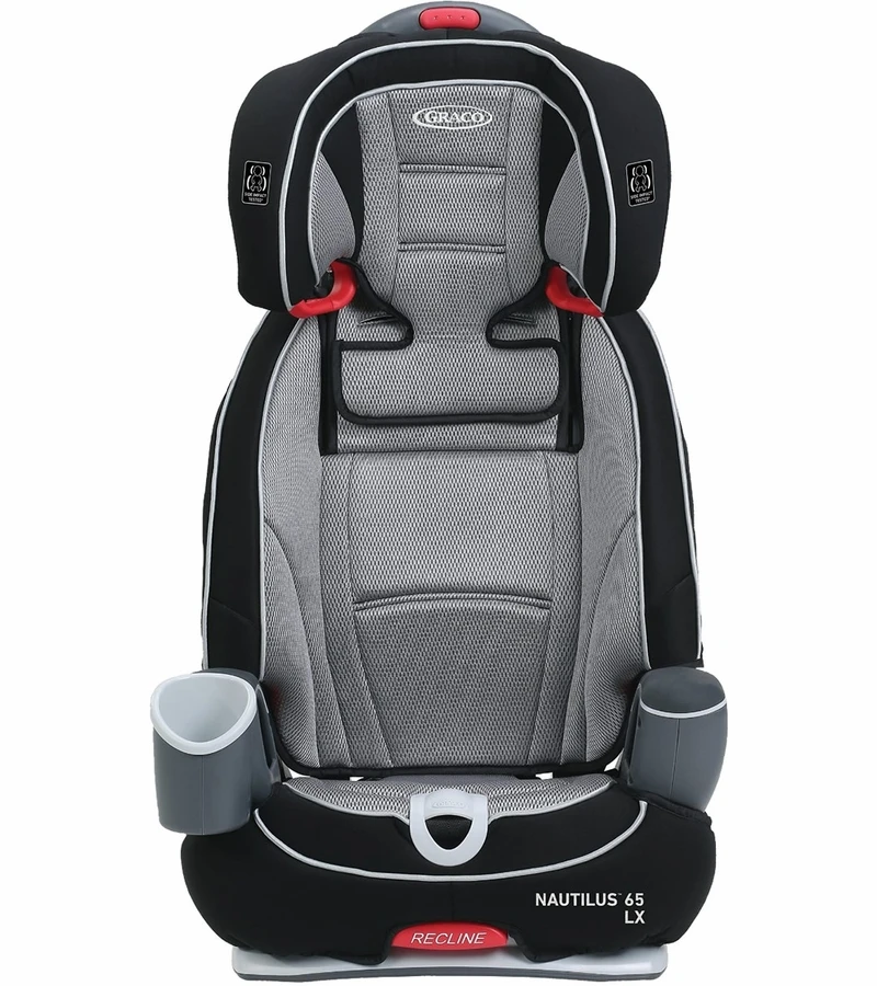 Graco Nautilus 65 LX 3-in-1 Harness Booster Car Seat - Matrix 5 Graco Nautilus 65 LX 3-in-1 Harness Booster Car Seat - Matrix - Image 3