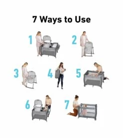 Graco Pack 'n Play Day2Dream Travel Bassinet Playard - Alaska -Graco Store graco pack n play day2dream travel bassinet playard alaska 151