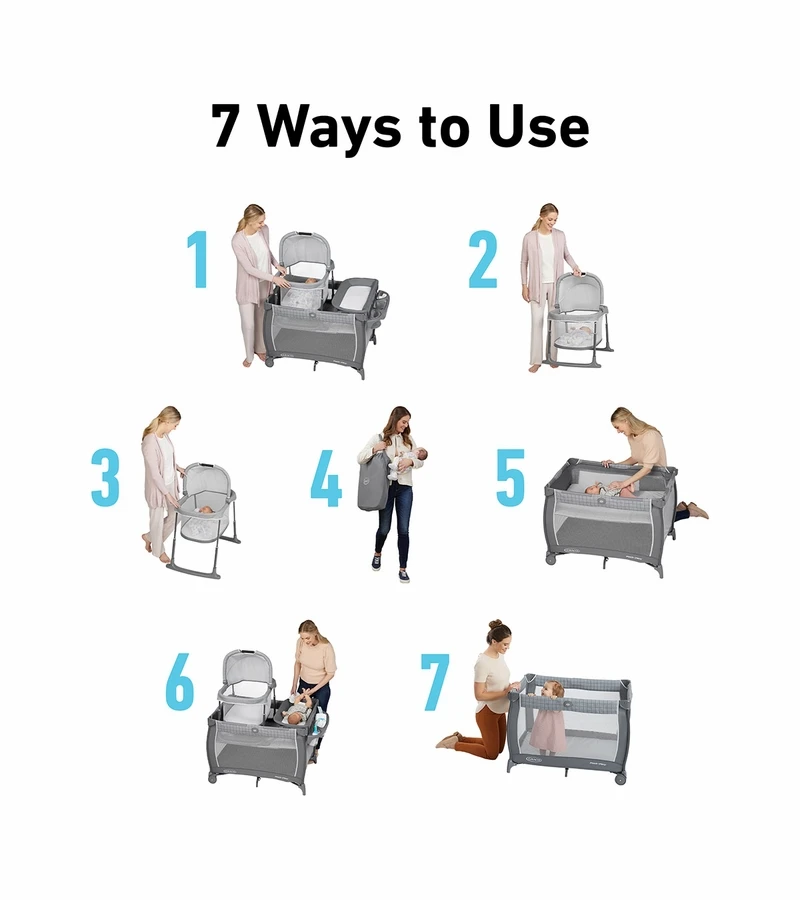 Graco Pack 'n Play Day2Dream Travel Bassinet Playard - Lo 5 Graco Pack 'n Play Day2Dream Travel Bassinet Playard - Lo - Image 3