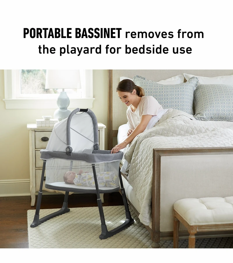 Graco Pack 'n Play Day2Dream Travel Bassinet Playard - Lo 7 Graco Pack 'n Play Day2Dream Travel Bassinet Playard - Lo - Image 5