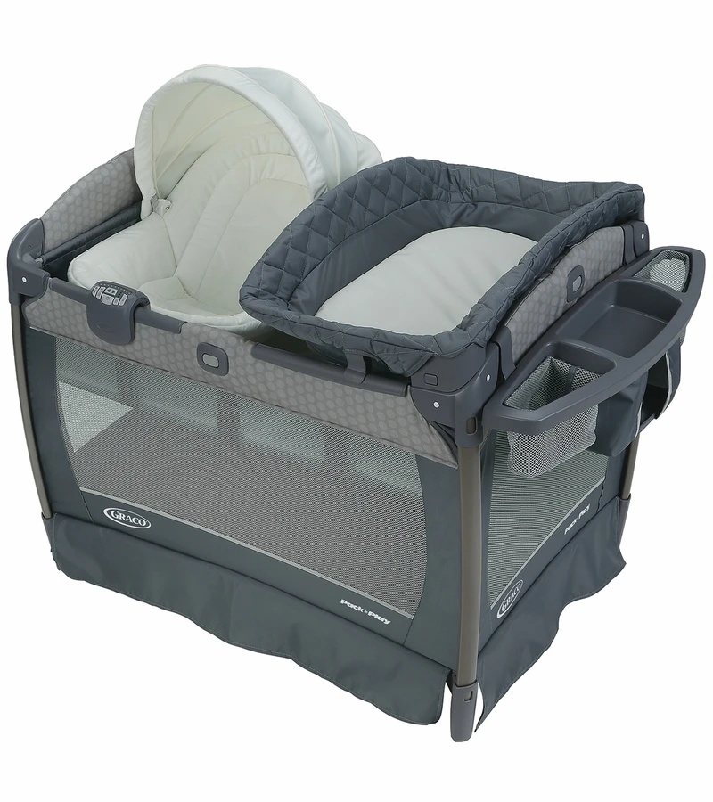 Graco Pack 'n Play Playard Newborn Napper Oasis With Soothe Surround Technology - Davis 3 Graco Pack 'n Play Playard Newborn Napper Oasis With Soothe Surround Technology - Davis