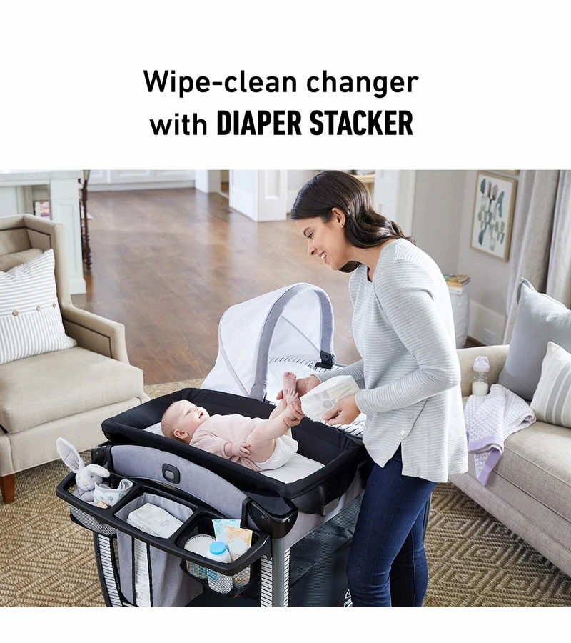 Graco Pack 'n Play Rock 'n Grow Playard - Orson 8 Graco Pack 'n Play Rock 'n Grow Playard - Orson - Image 6