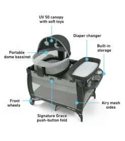 Graco Pack 'n Play Travel Dome LX Playard - Astin -Graco Store graco pack n play travel dome lx playard astin 134