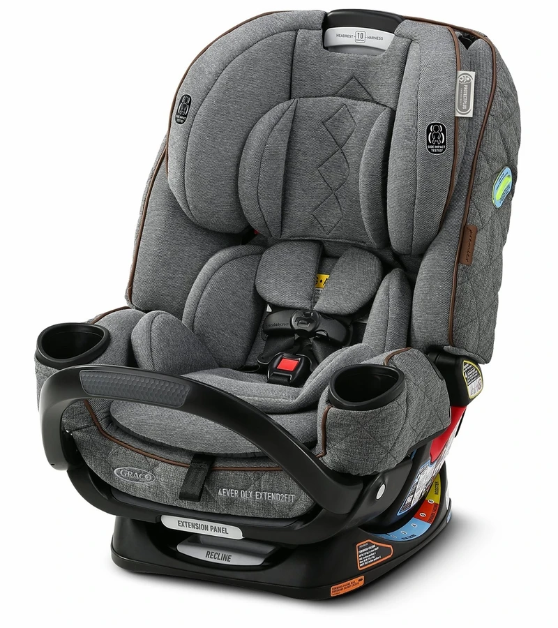 Graco Premier 4Ever DLX Extend2Fit 4-in-1 Convertible Car Seat With Anti-Rebound Bar - Savoy 3 Graco Premier 4Ever DLX Extend2Fit 4-in-1 Convertible Car Seat With Anti-Rebound Bar - Savoy
