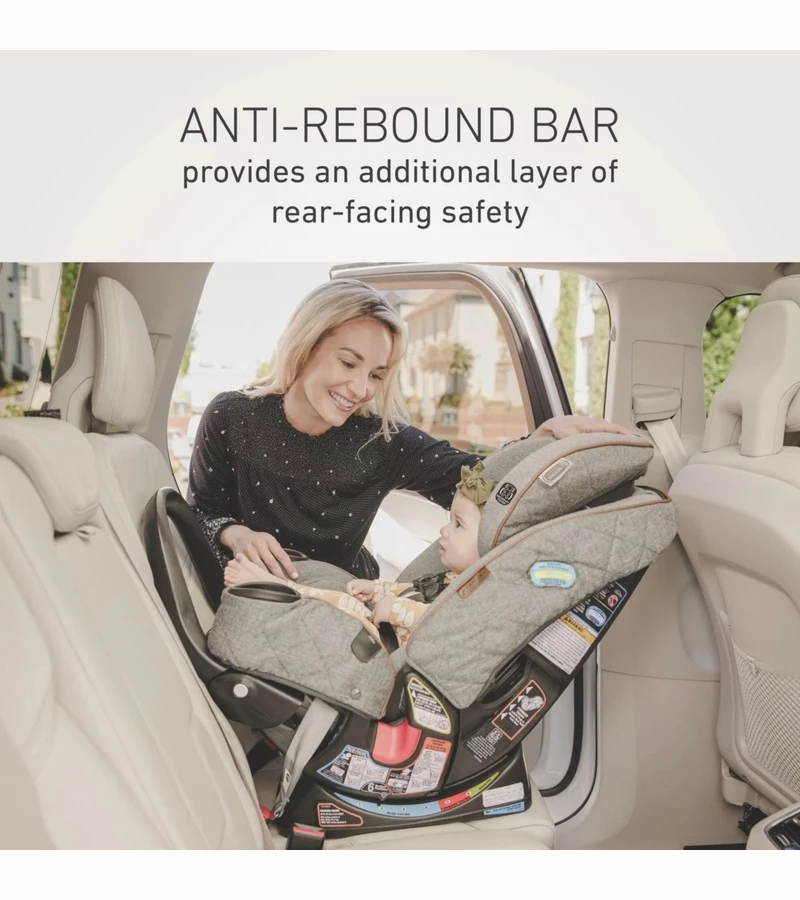 Graco Premier 4Ever DLX Extend2Fit 4-in-1 Convertible Car Seat With Anti-Rebound Bar - Savoy 5 Graco Premier 4Ever DLX Extend2Fit 4-in-1 Convertible Car Seat With Anti-Rebound Bar - Savoy - Image 3