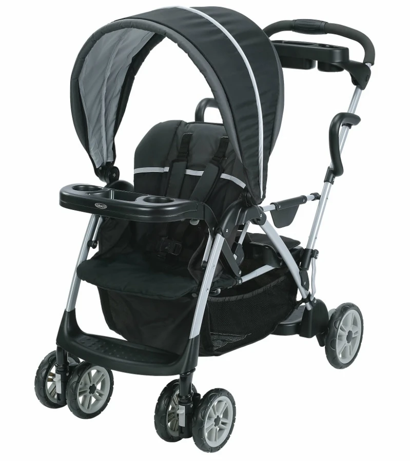 Graco RoomFor2? Stand & Ride Stroller - Gotham 3 Graco RoomFor2? Stand & Ride Stroller - Gotham
