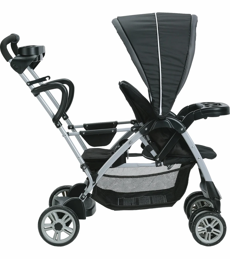 Graco RoomFor2? Stand & Ride Stroller - Gotham 5 Graco RoomFor2? Stand & Ride Stroller - Gotham - Image 3