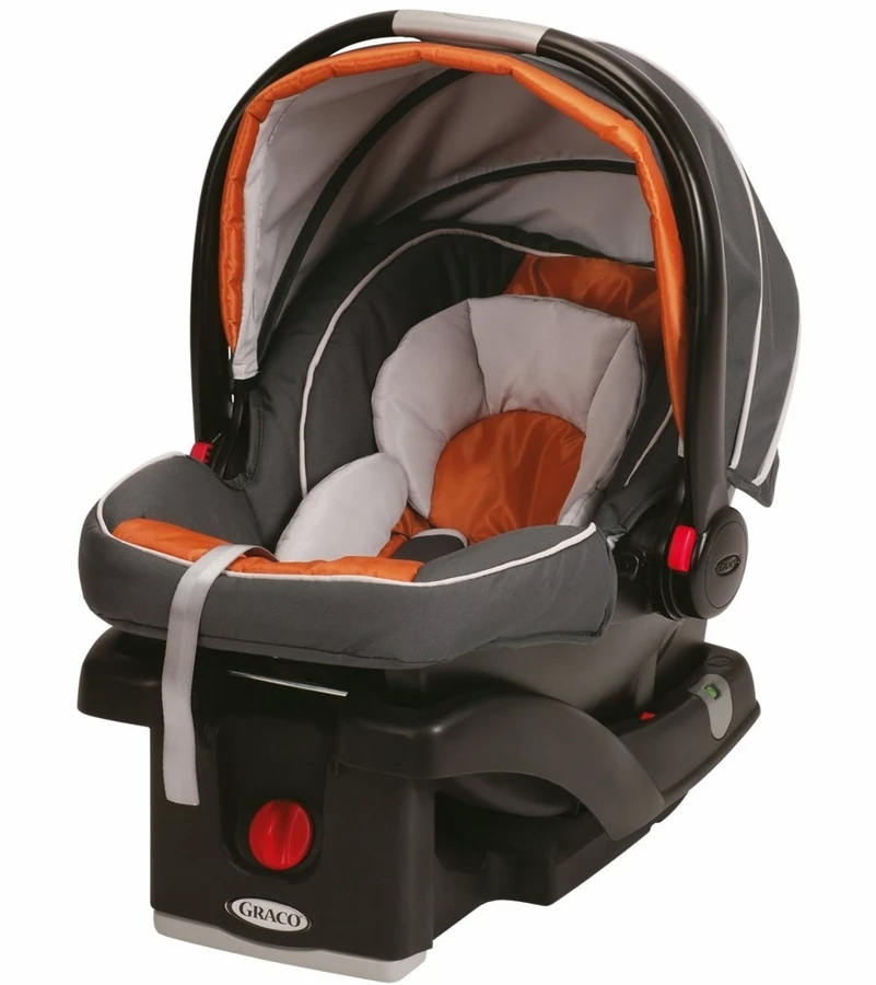 Graco SnugRide Click Connect 35 Infant Car Seat - Tangerine 3 Graco SnugRide Click Connect 35 Infant Car Seat - Tangerine