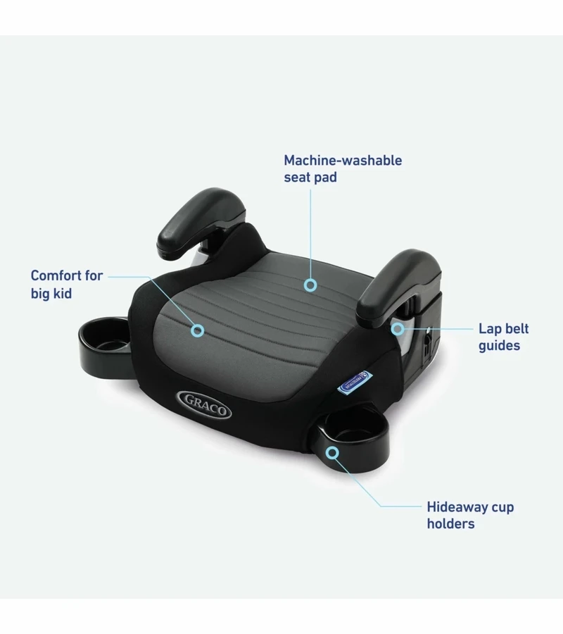 Graco TurboBooster 2.0 Backless Booster Car Seat - Denton 4 Graco TurboBooster 2.0 Backless Booster Car Seat - Denton - Image 2