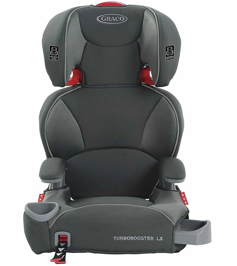 Graco TurboBooster LX Highback Belt Positioning Booster Car Seat - Cutler 4 Graco TurboBooster LX Highback Belt Positioning Booster Car Seat - Cutler - Image 2