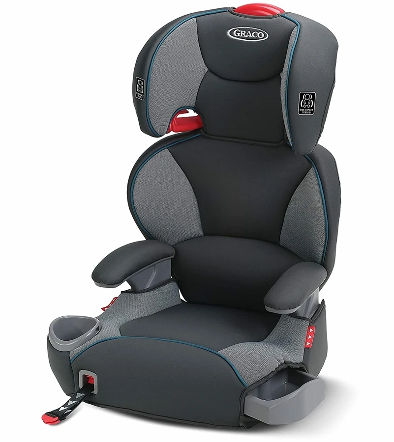 Graco TurboBooster LX Highback Belt Positioning Booster Car Seat - Seaton 3 Graco TurboBooster LX Highback Belt Positioning Booster Car Seat - Seaton