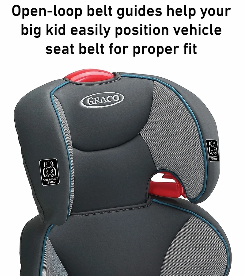 Graco TurboBooster LX Highback Belt Positioning Booster Car Seat - Seaton 7 Graco TurboBooster LX Highback Belt Positioning Booster Car Seat - Seaton - Image 5