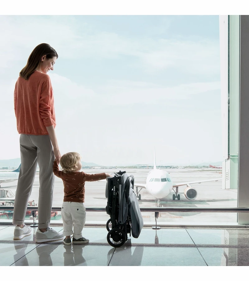 Inglesina Quid Compact Lightweight Stroller - Stormy Grey 9 Inglesina Quid Compact Lightweight Stroller - Stormy Grey - Image 7