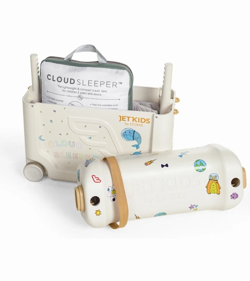 JetKids By Stokke BedBox V3 + CloudSleeper Inflatable Kids Bed Bundle - Full Moon 5 JetKids By Stokke BedBox V3 + CloudSleeper Inflatable Kids Bed Bundle - Full Moon - Image 3