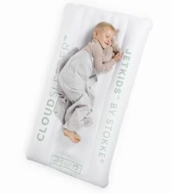 JetKids By Stokke BedBox V3 + CloudSleeper Inflatable Kids Bed Bundle - Olive -Graco Store jetkids by stokke bedbox v3 cloudsleeper inflatable kids bed bundle olive 56 1