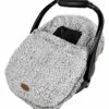 JJ Cole Cuddly Car Seat Cover - Gray -Graco Store jj cole cuddly car seat cover gray 151