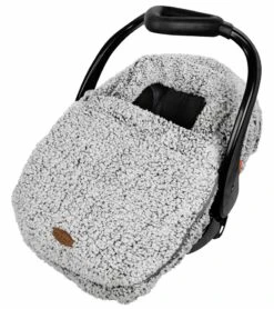 JJ Cole Cuddly Car Seat Cover - Gray