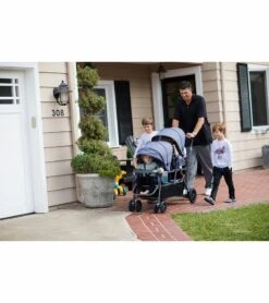 Joovy Big Caboose Triple Stroller - Jet -Graco Store joovy big caboose triple stroller jet 132