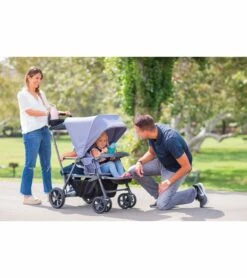 Joovy Caboose UL Double Stroller - Slate -Graco Store joovy caboose ul double stroller slate 141