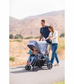 Joovy Caboose UL Double Stroller - Slate -Graco Store joovy caboose ul double stroller slate 142