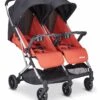Joovy Kooper X2 Compact Double Stroller - Paprika -Graco Store joovy kooper x2 compact double stroller paprika 99