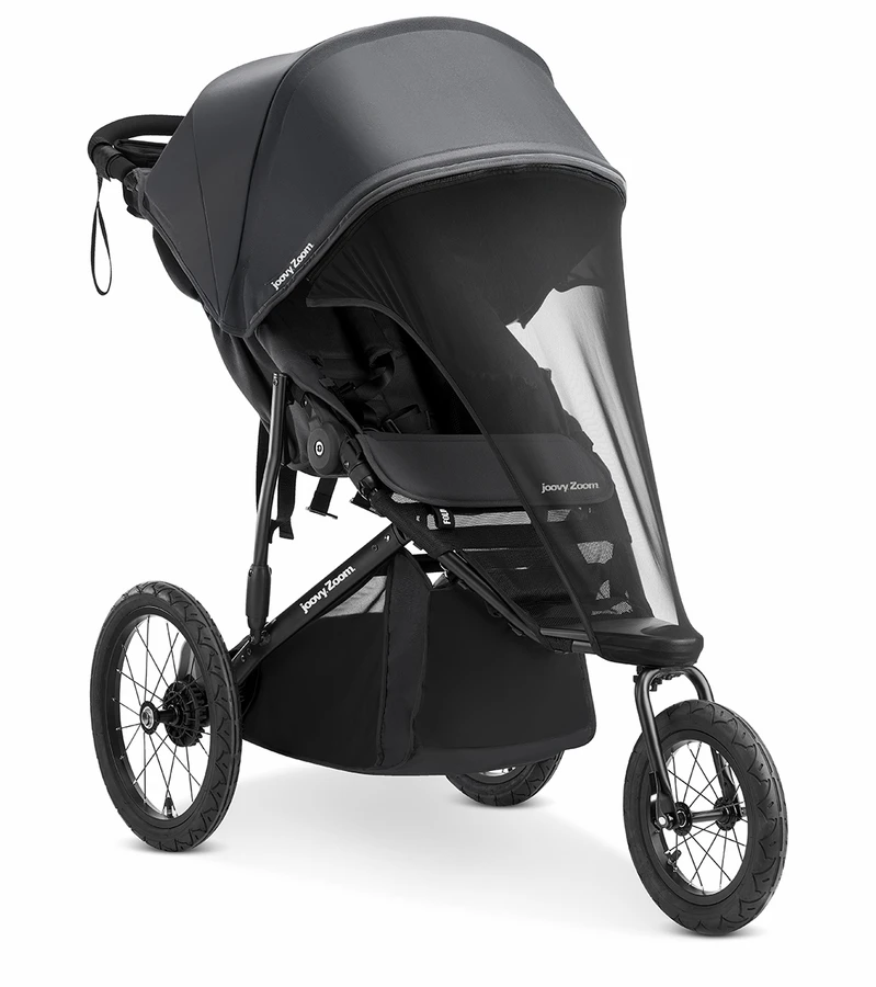 Joovy Zoom Single Jogging Stroller - Jet 4 Joovy Zoom Single Jogging Stroller - Jet - Image 2