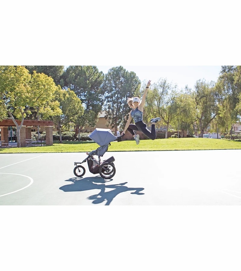 Joovy Zoom Single Jogging Stroller - Slate 5 Joovy Zoom Single Jogging Stroller - Slate - Image 3