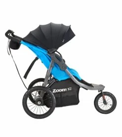Joovy Zoom X2 Lightweight Jogging Side By Side Double Stroller - Glacier -Graco Store joovy zoom x2 lightweight jogging side by side double stroller glacier 32