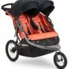 Joovy Zoom X2 Lightweight Jogging Side By Side Double Stroller - Paprika -Graco Store joovy zoom x2 lightweight jogging side by side double stroller paprika 34