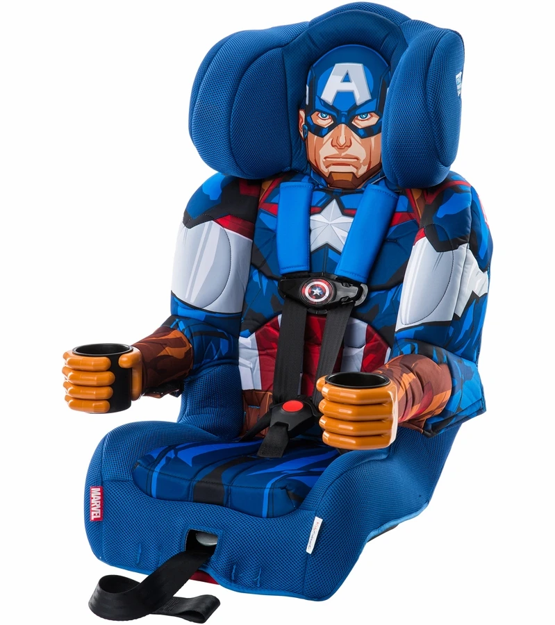 KidsEmbrace Harness Booster Car Seat - Captain America 3 KidsEmbrace Harness Booster Car Seat - Captain America