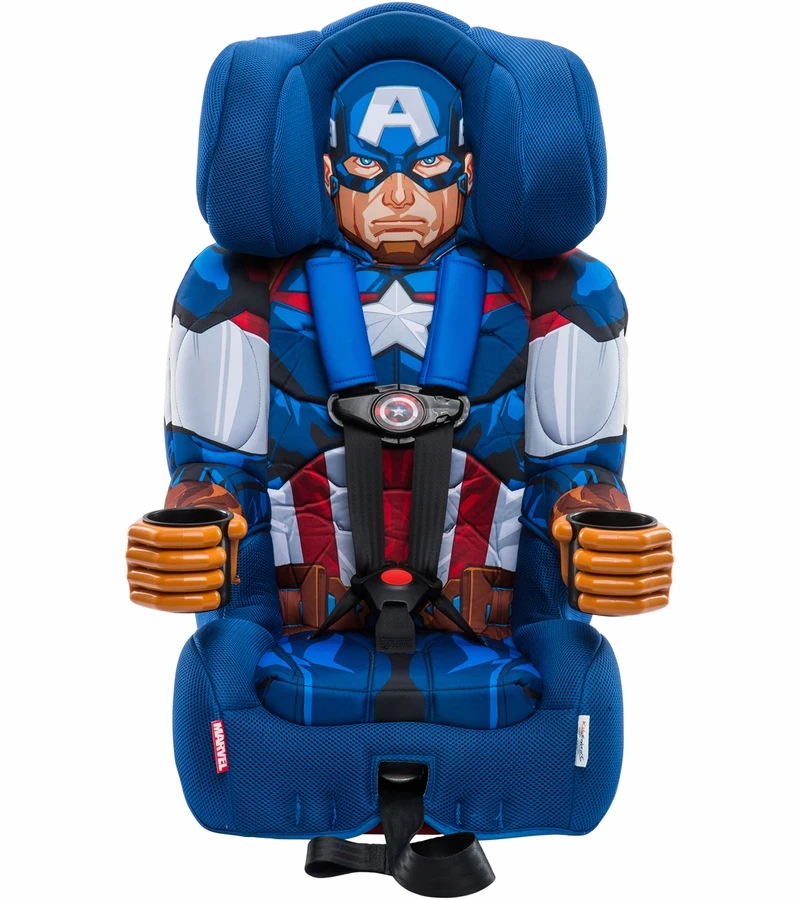 KidsEmbrace Harness Booster Car Seat - Captain America 5 KidsEmbrace Harness Booster Car Seat - Captain America - Image 3